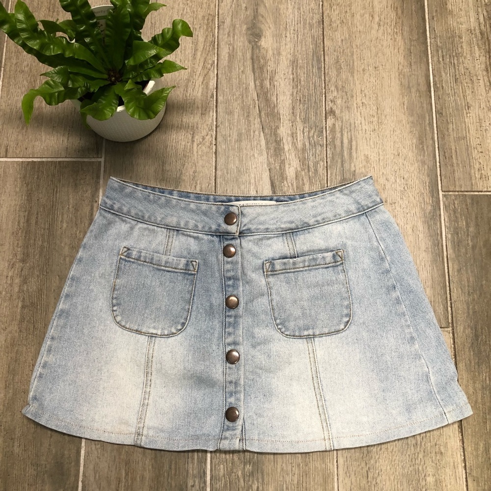 Brandy Melville Denim Jean Skirt